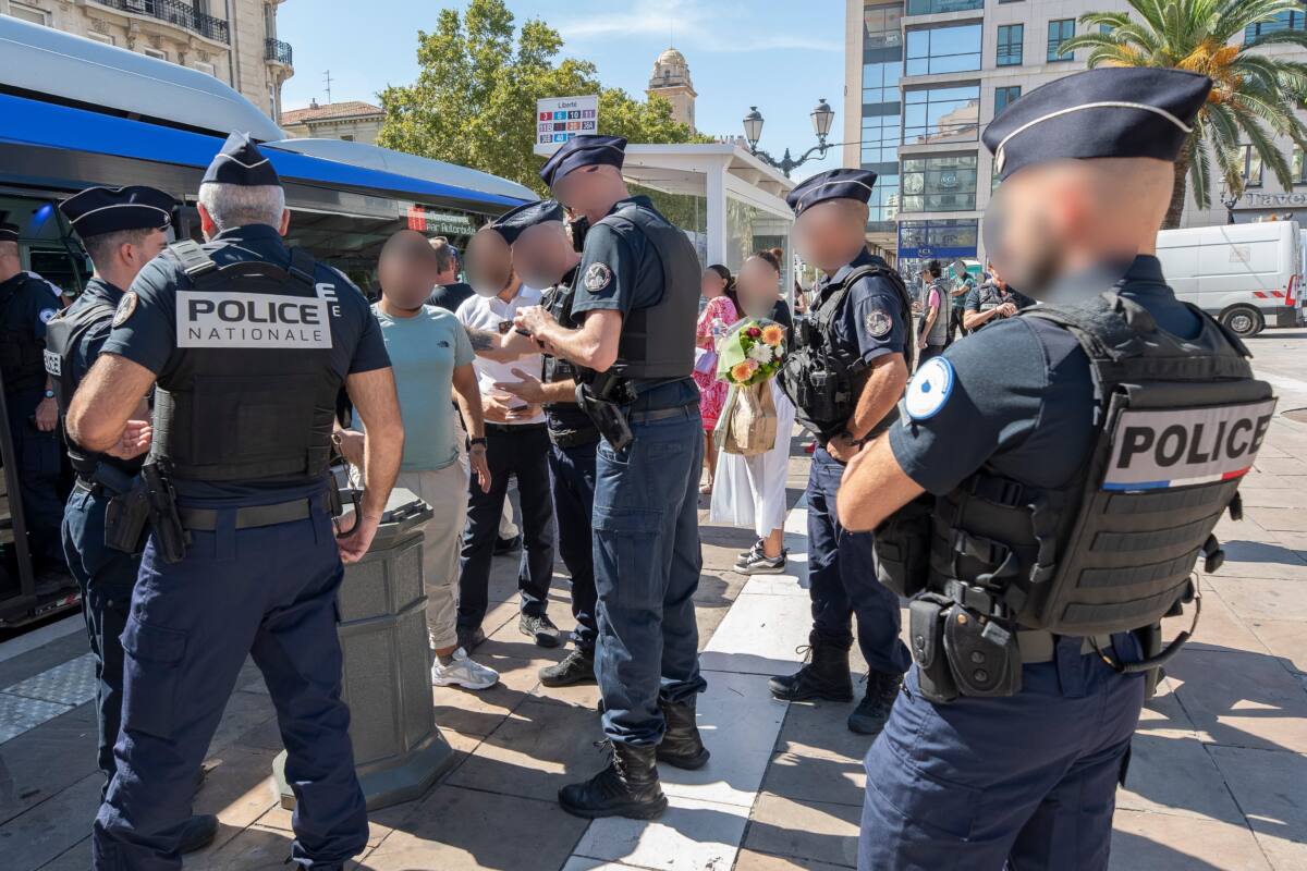 Police Toulon contrôle transports