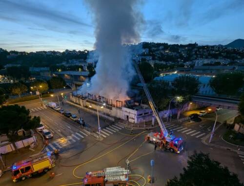 Incendie d’un squat près des rails SNCF à Nice ce dimanche soir