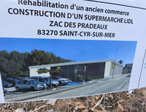 À Saint-Cyr-sur-Mer, les travaux du futur Lidl avancent doucement mais sûrement