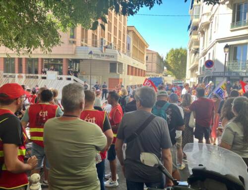 Journée de mobilisation du 18 septembre dans le Var avec plusieurs milliers de manifestants à Toulon et dans le département
