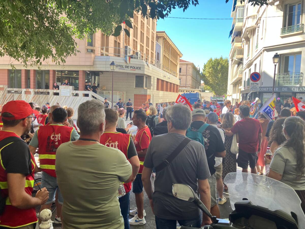 grève 18 septembre Toulon