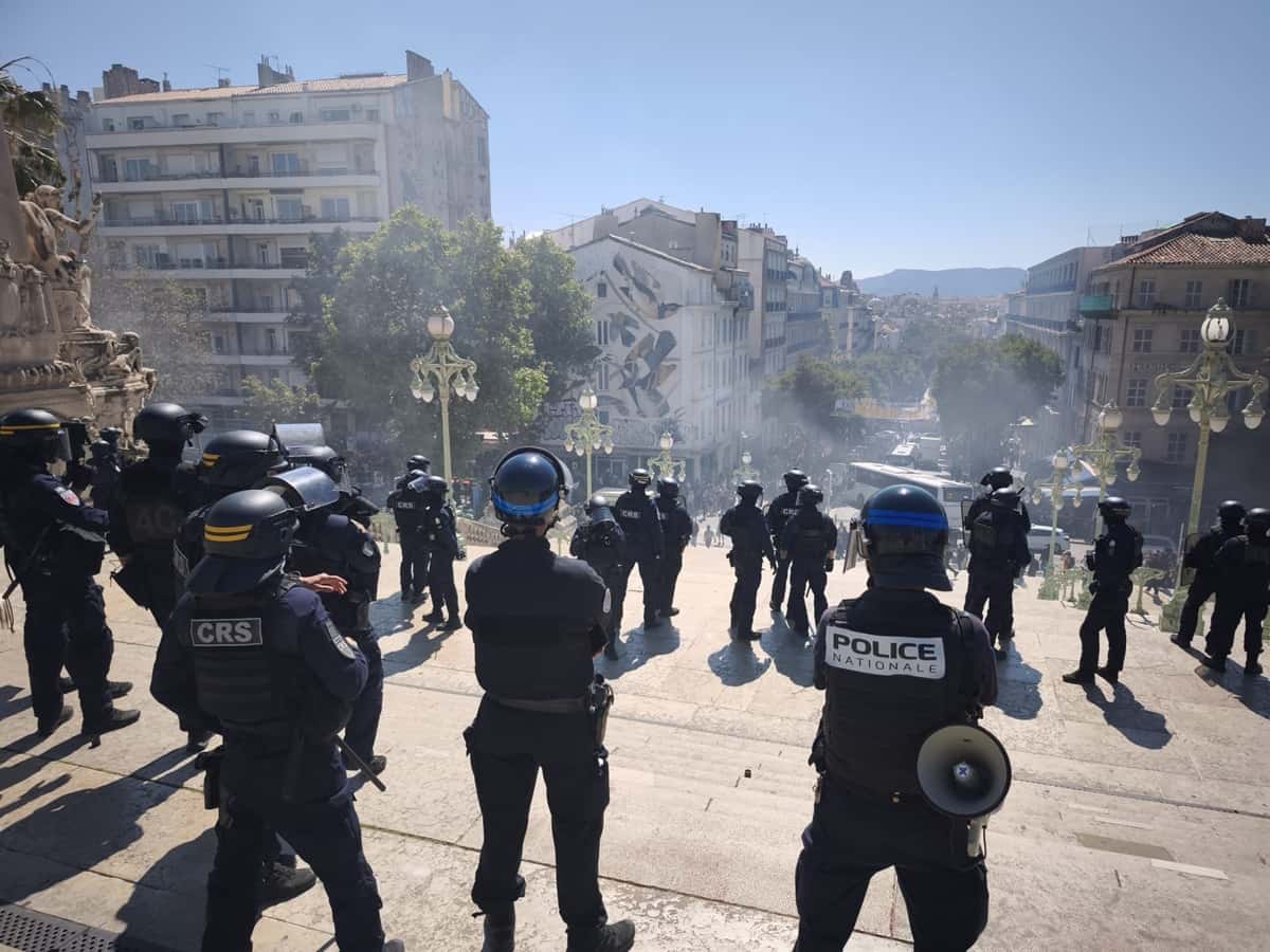 Marseille gare Saint-Charles CRS