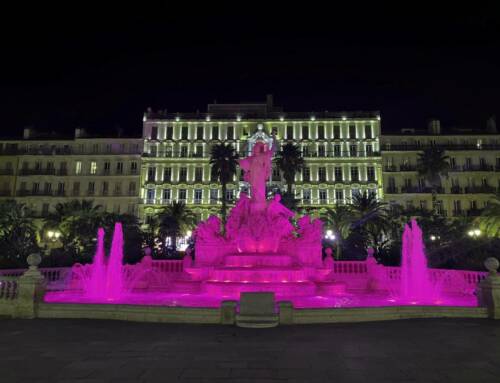 Toulon se pare de rose pour sensibiliser à la lutte contre le cancer du sein