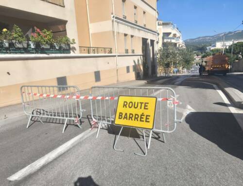 La Seyne-sur-Mer : l’avenue Saint-Exupéry fermée à cause d’une importante fuite d’eau