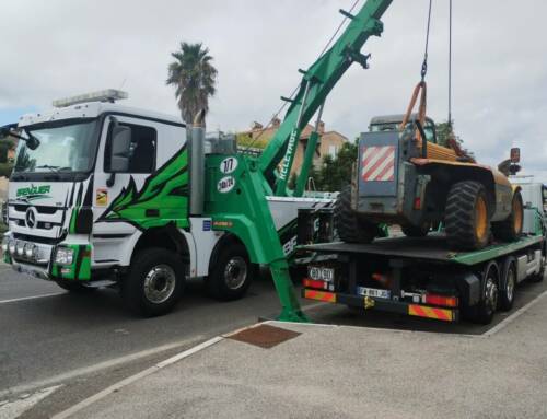 La Seyne-sur-Mer : un engin de chantier abandonné retiré par la police municipale