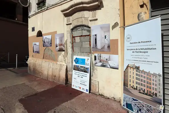îlot Besagne Toulon réhabilitation immobilière