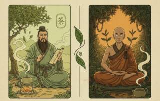 L’origine du thé entre mythes chinois et indiens