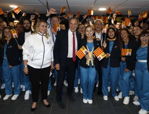 Ouverture de la 48e Compétition nationale WorldSkills à Marseille avec Renaud Muselier et Florence Poivey au Palais des Sports