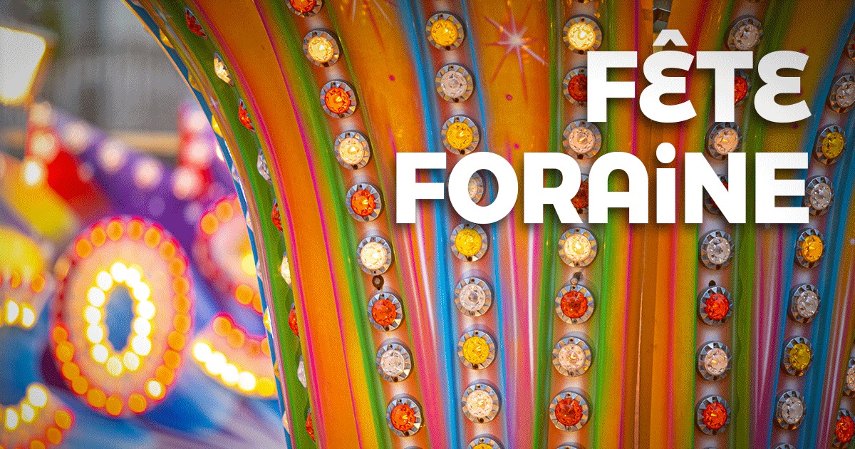 affiche draguignan fête foraine Kermesse d’automne Allées d’Azémar