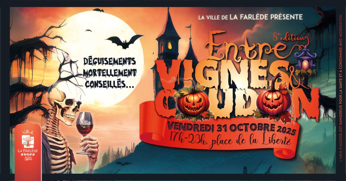 affiche entre vignes et coudon Entre Vignes et Coudon La Farlède Halloween