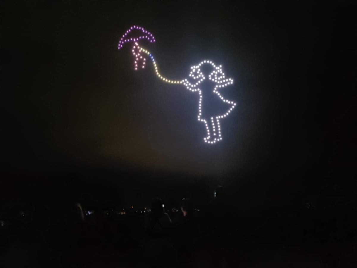 drones parc mediterranee six fours spectacle de drones Six-Fours-les-Plages