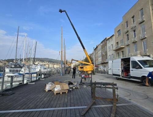 La Ciotat : les travaux de l’ombrière du quai Ganteaume bientôt terminés