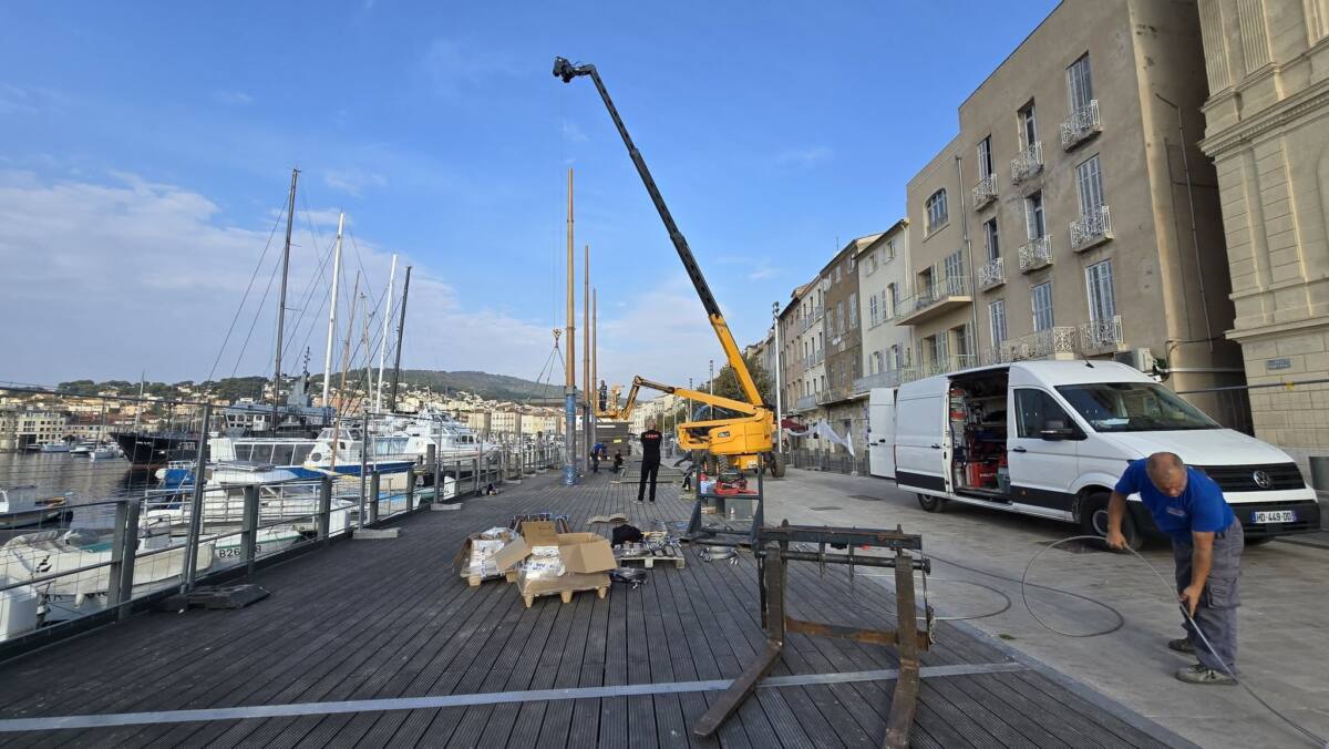 ombrière quai Ganteaume La Ciotat