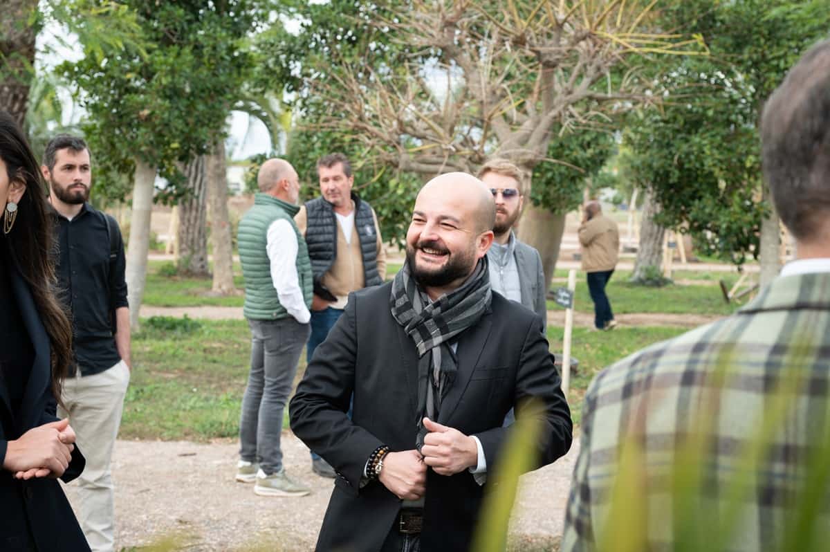Fréjus pépinière Promenade des Bains avec David Rachline - CREDIT : Ville de Fréjus