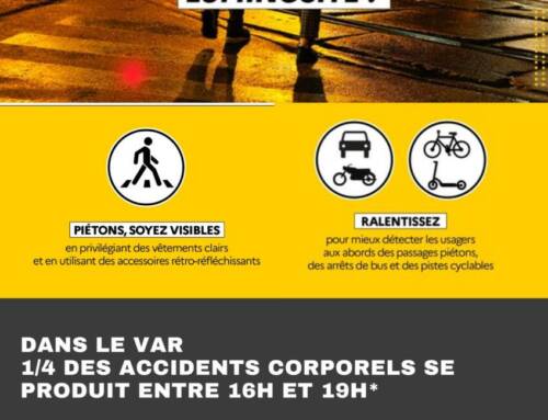 Changement d’heure et sécurité routière dans le Var les piétons et cyclistes appelés à redoubler de vigilance