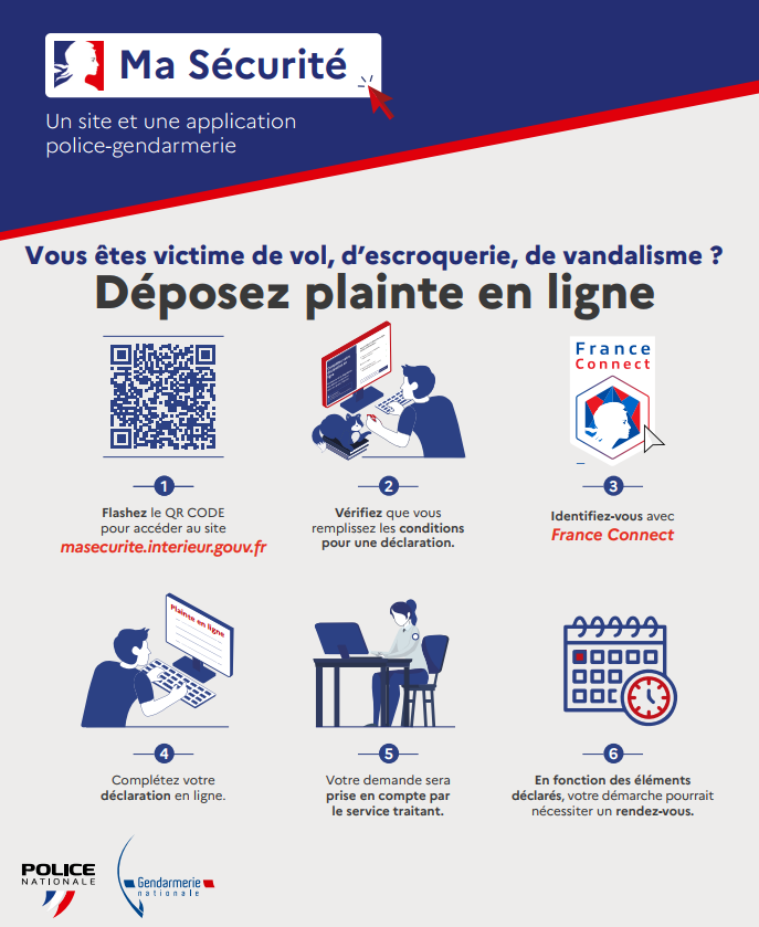 plainte en ligne un an ministère intérieur