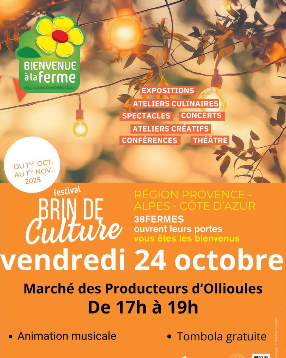 festival Brin de Culture Ollioules marché producteurs