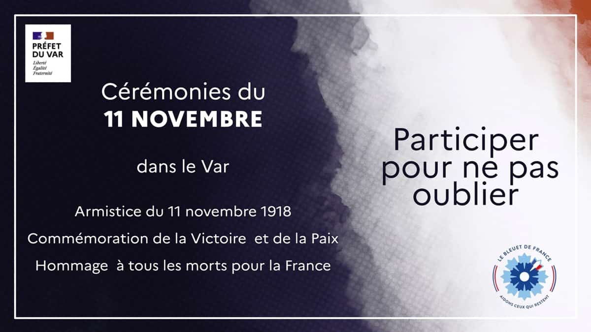 11 novembre préfet var pas oublier
