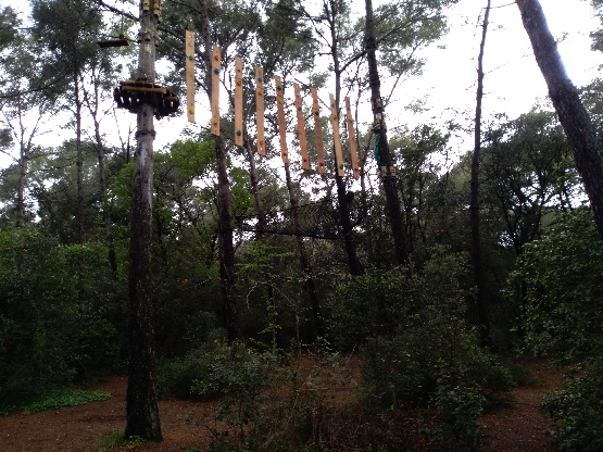 Aoubre parc nature Var agrès d'accrobranches