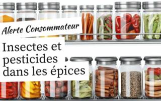 Alerte consommateur Insectes et pesticide dans les épices aromatiques