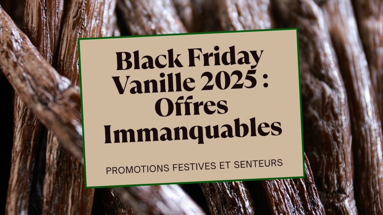 Black Friday Vanille 2025 La Gousse Parfumée, les Remises et le Vrai Bon Plan pour Noël