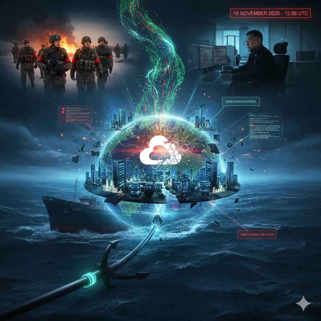 Blackout Mondial avec CloudFlare Quand l'Infrastructure Numérique Cède sous la Pression d'une Guerre Hybride