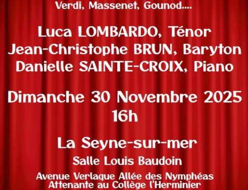Concert lyrique exceptionnel à La Seyne-sur-Mer avec les grands airs d’opéra