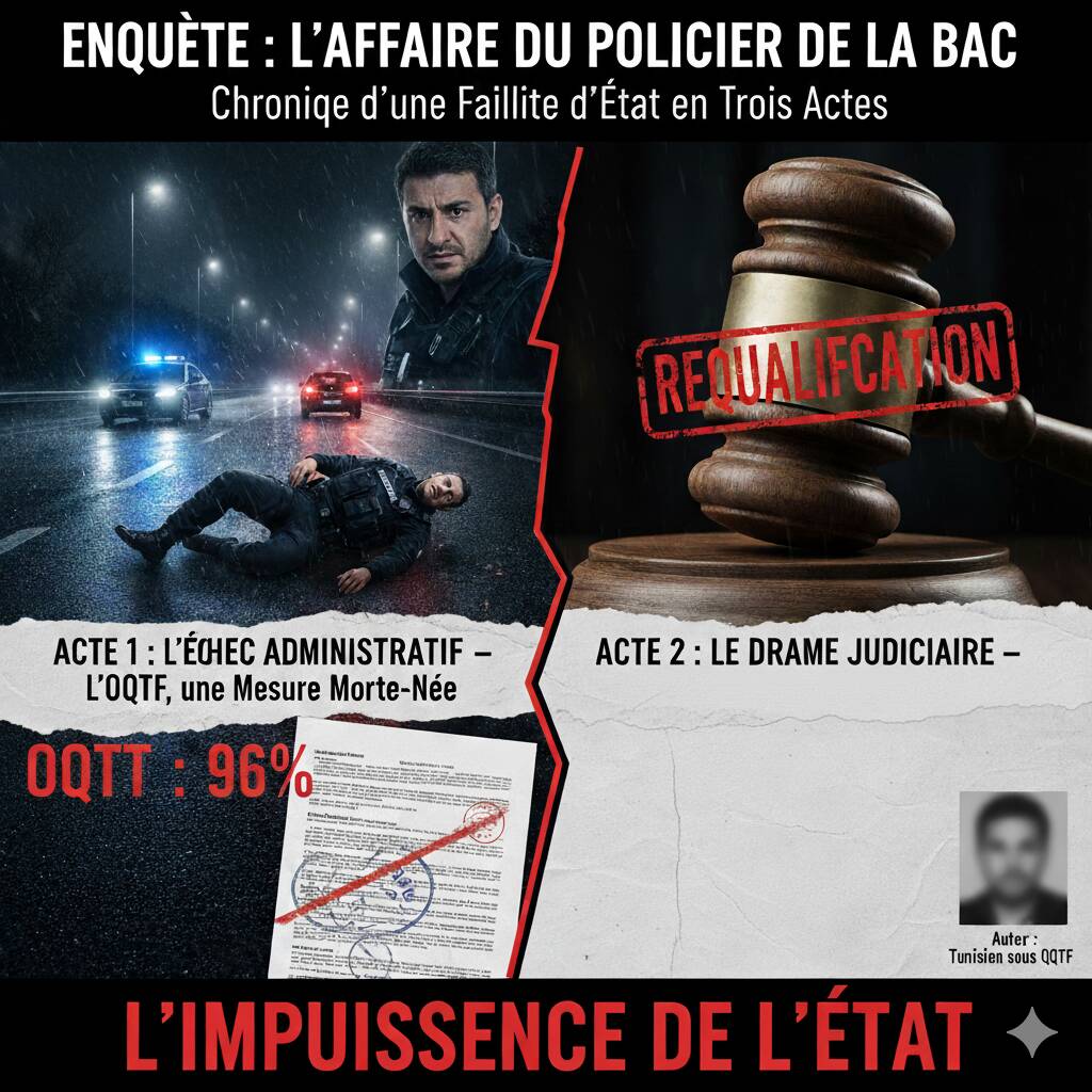 Enquête L'Affaire du Policier de la BAC Percuté Par un OQTF, Chronique d'une Faillite d'État en Trois Actes