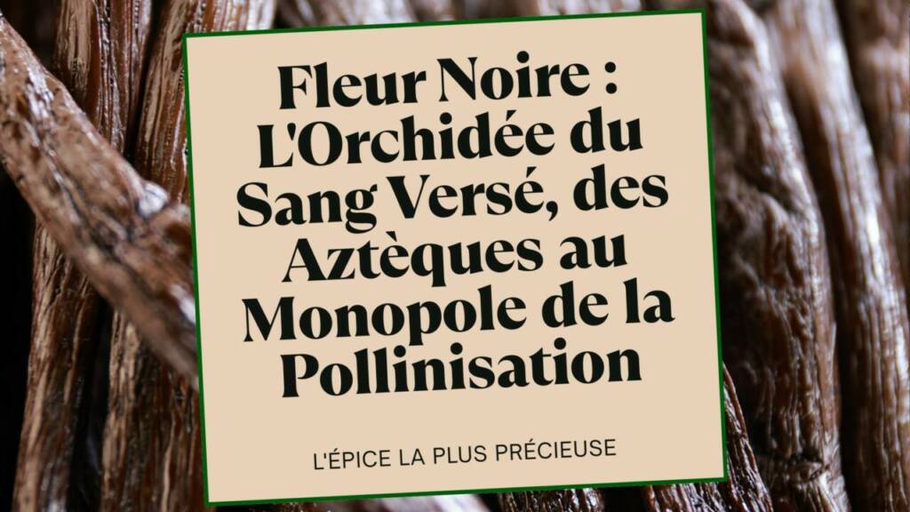 Fleur Noire L'Orchidée du Sang Versé, des Aztèques au Monopole de la Pollinisation