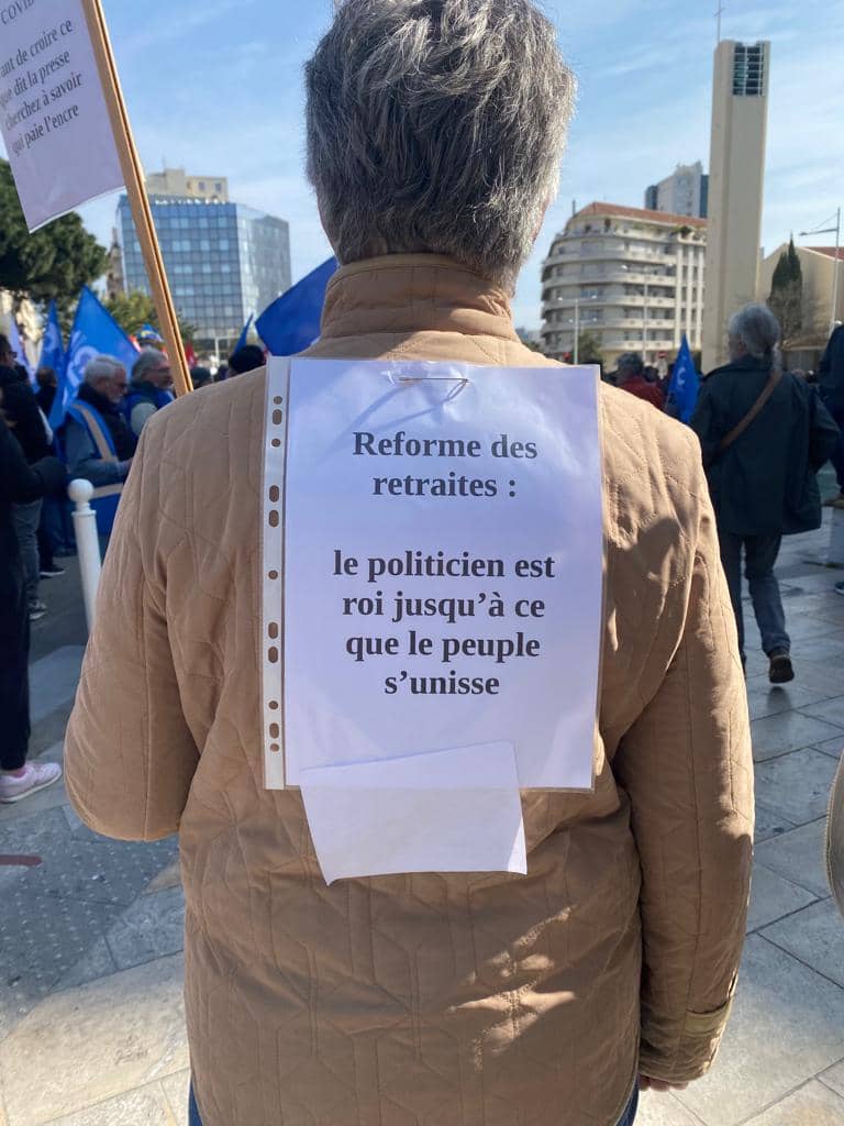 GREVE REFORME RETRAITE TOULON MARS 2023 Reformes des retraites