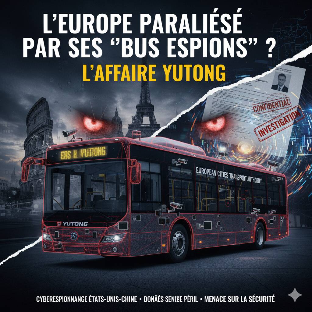 L'Europe paralysée par ses bus espions L'affaire Yutong