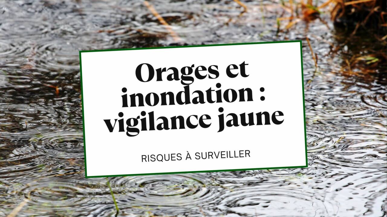 Le Var en vigilance jaune ce dimanche des orages et un risque d'inondation à surveiller