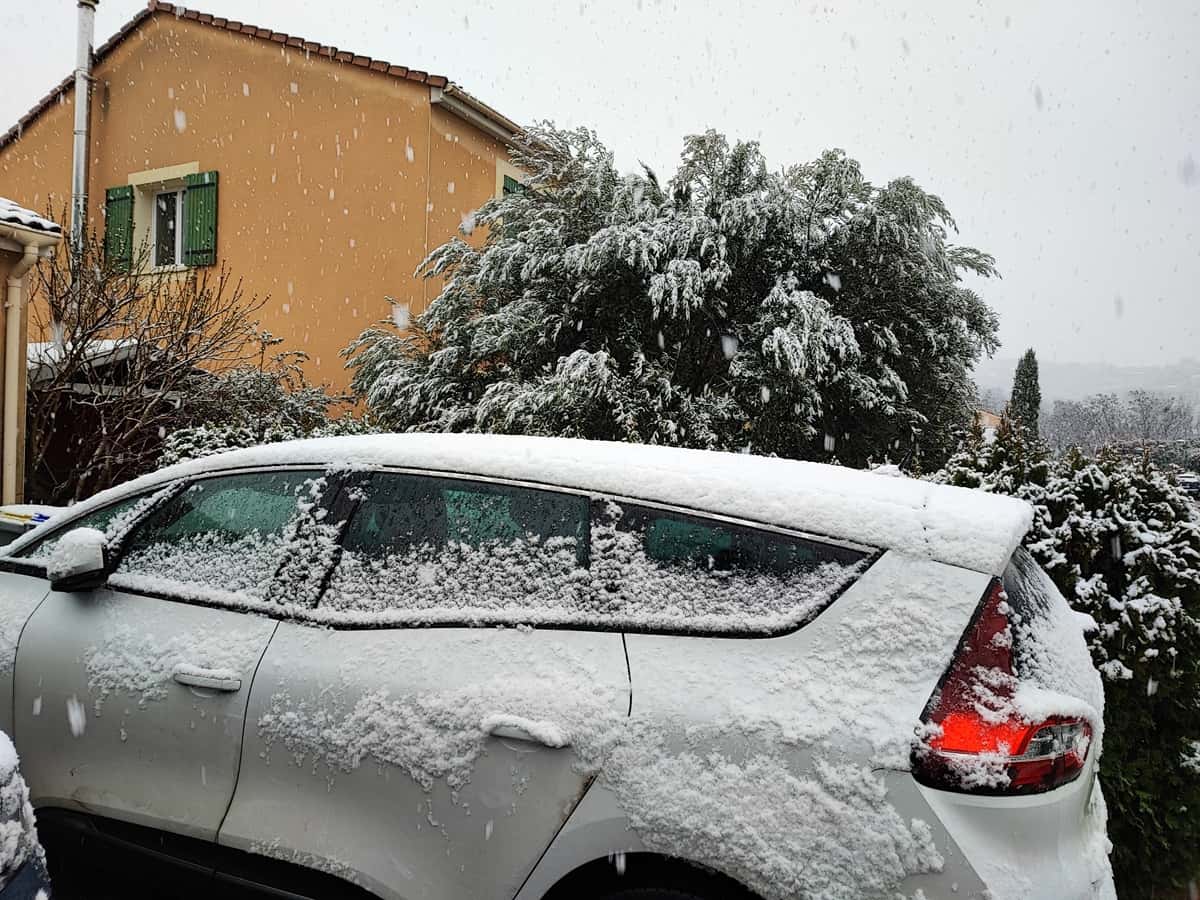 Hiver Var gelées neige froid Var jeudi Tempête Caetano réaction des Varois