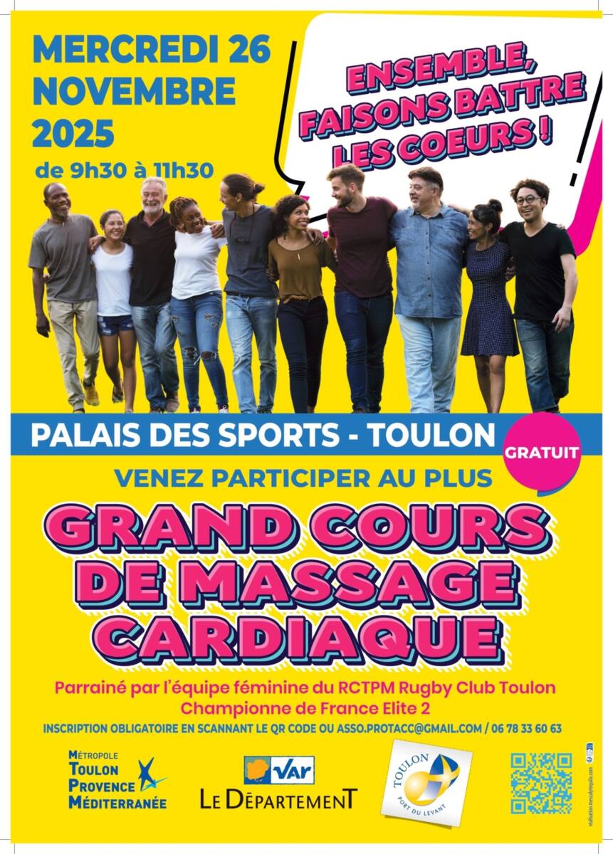 PDV Cours massage cardiaque Toulon