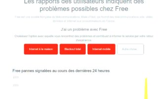 Panne Free du 5 Novembre