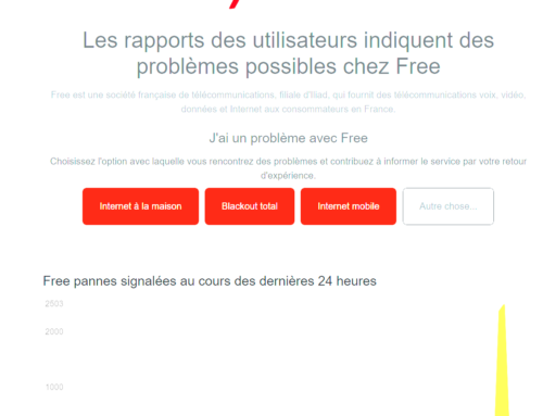 Panne Free du 5 Novembre