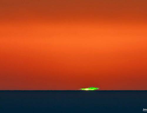 Un rayon vert observé depuis le Mont Caume : un phénomène rare souvent confondu avec les aurores boréales