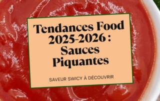 Tendances Food 2025-2026 Les Sauces Piquantes et Saveur Swicy
