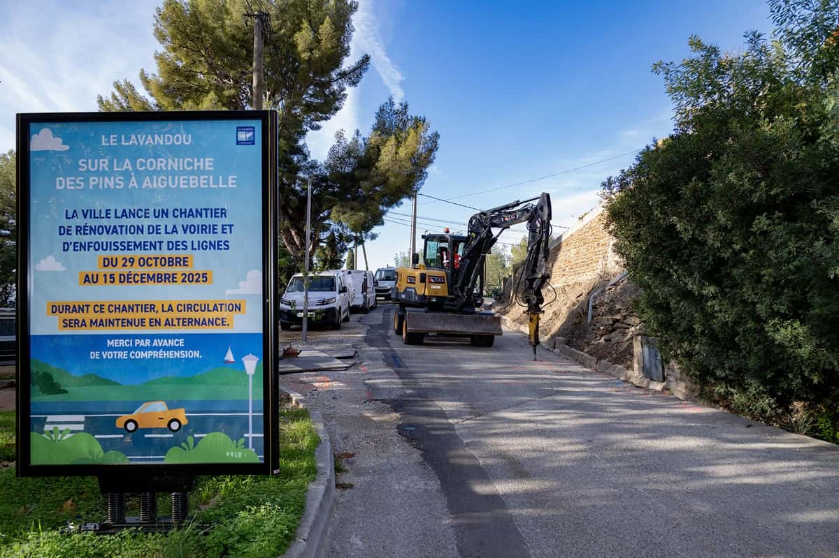 Travaux Lavandou avancée chantiers quartiers