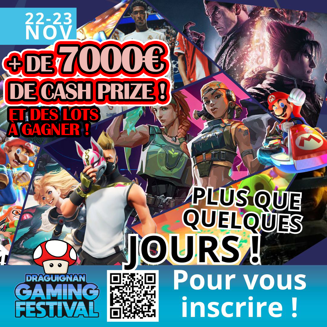 affiche Gaming Festival Draguignan 2025