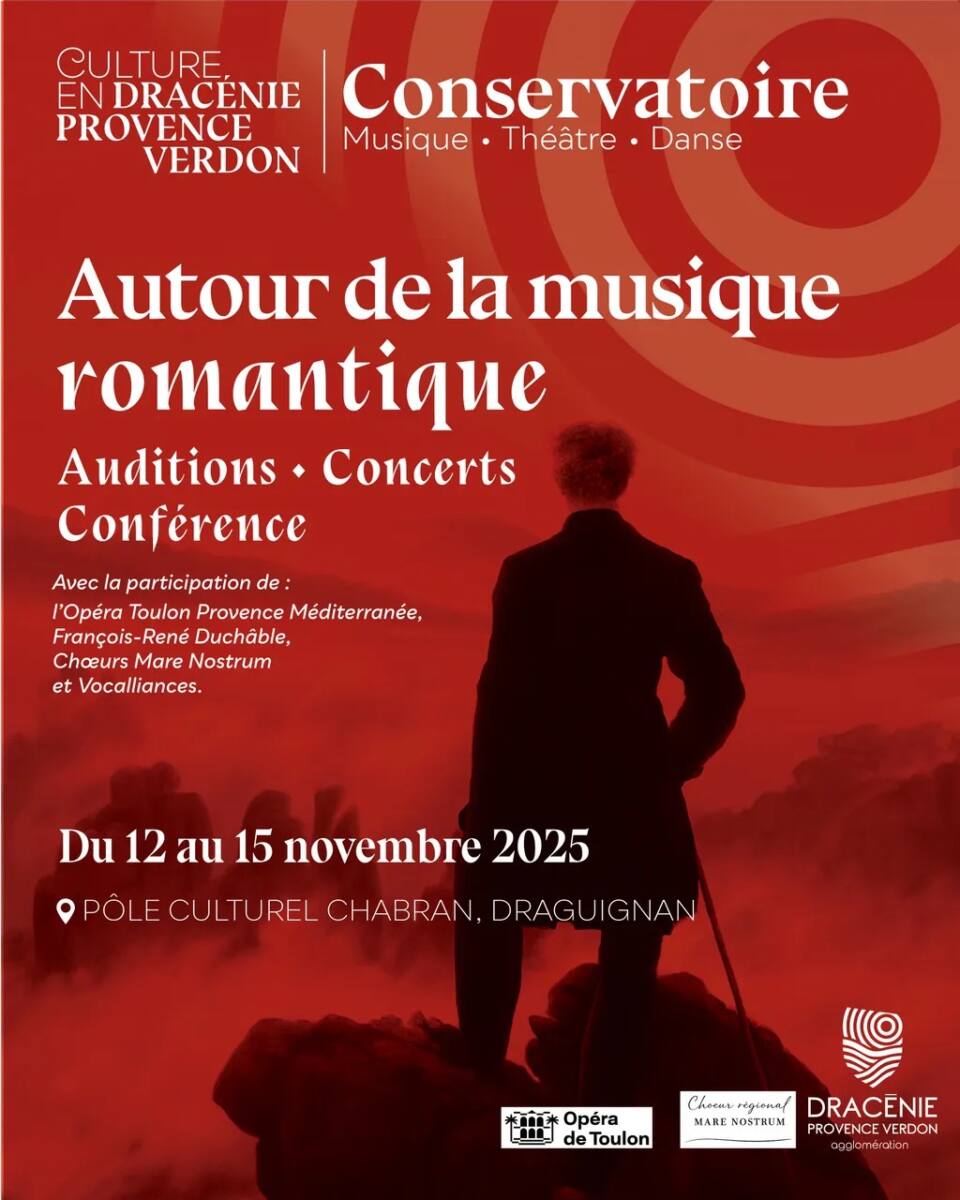 Concert musique romantique Draguignan