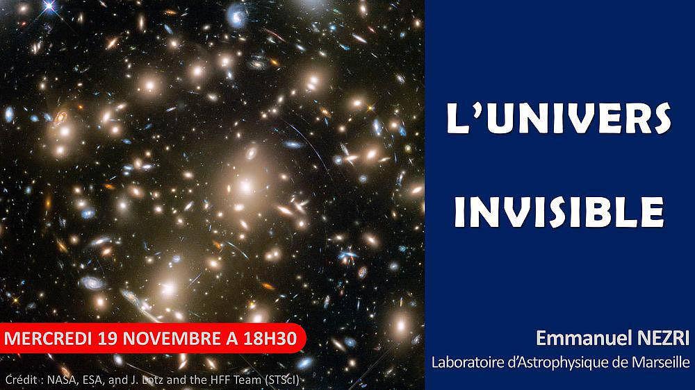 affiche Conférence astronomie Ollioules Univers