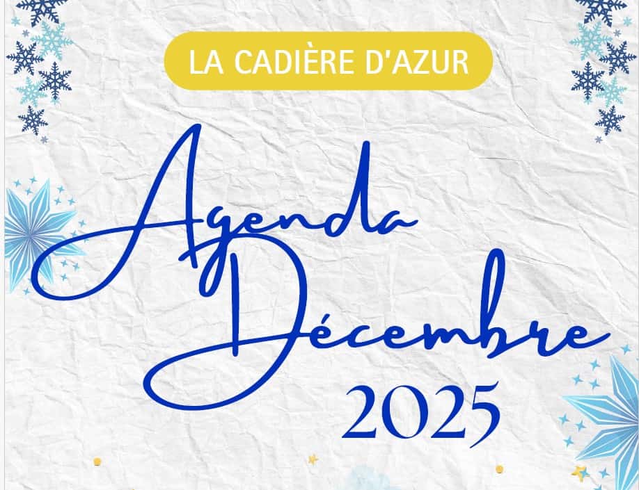 agenda décembre 2025 la Cadière