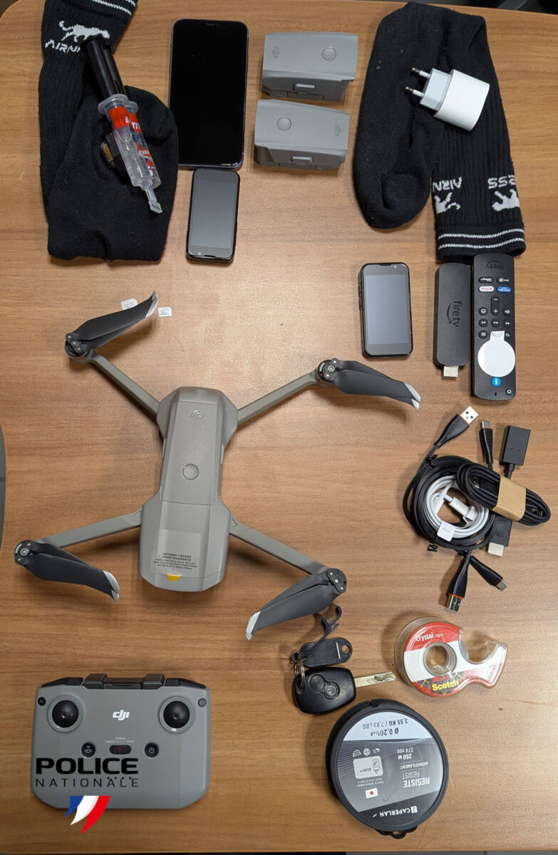 drones livraison drone prison Draguignan