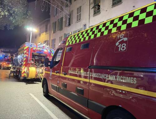 Incendie nocturne à Nice avenue du Maréchal Lyautey quatre blessés légers pris en charge