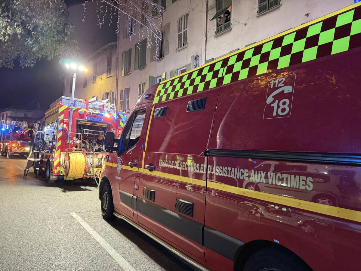 incendie Nice avenue Maréchal Lyautey incendie Nice avenue Maréchal Lyautey