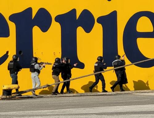 Exercice de crise grandeur nature au port de commerce de Toulon