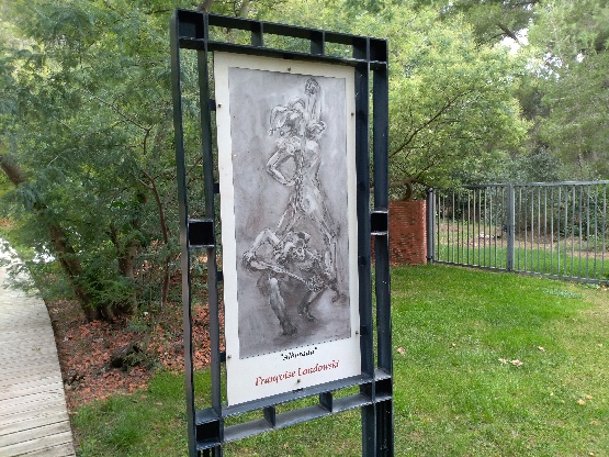 Le Jardin du Cygne de Six-Fours Françoise Landowski artiste Le Jardin du Cygne de Six-Fours Françoise Landowski artiste