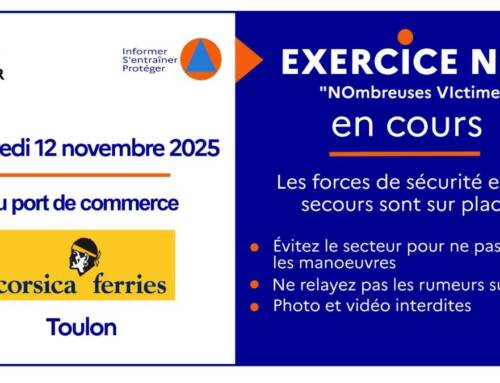 Important exercice de sécurité en cours dans le port de commerce de Toulon