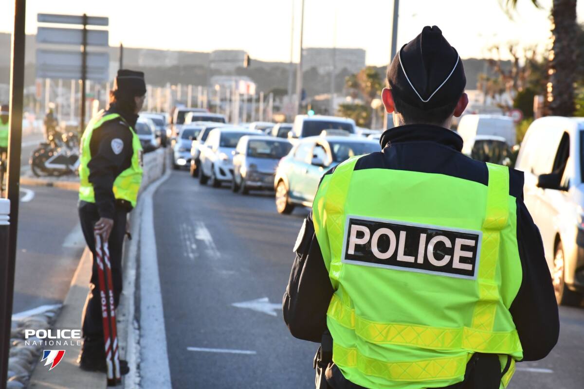 contrôles routiers Police nationale 06